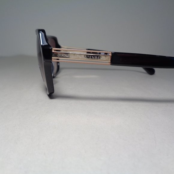 Diane von Furstenberg BECKY DVF648S Black New Women\'s Sunglasses main image 7